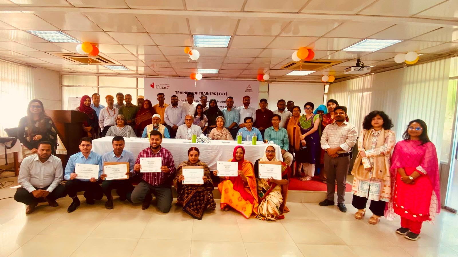 Development of gender responsive pedagogy training module and materials